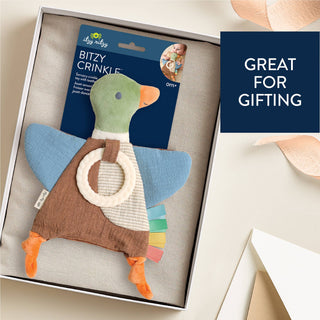 Mallard Duck Bitzy Crinkle™ Toy