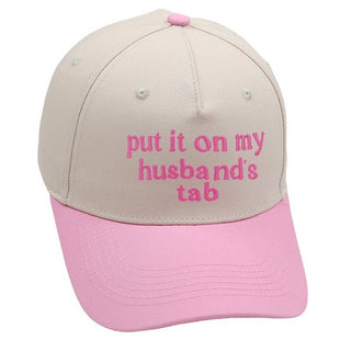 Two Tone Embroidery Word Baseball Hat