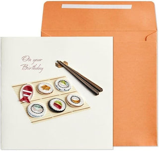 Sushi Birthday Card