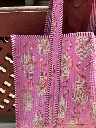 Pink India Tote