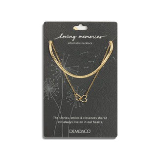 Layered Heart Gold Necklace