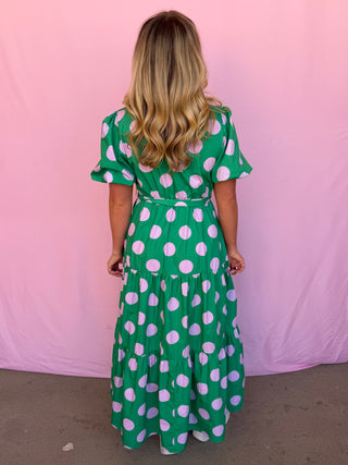 Spotted Sweet Maxi Dress