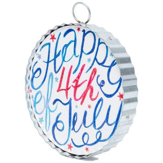 Round Happy 4th of July Mini Gallery Decor