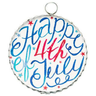 Round Happy 4th of July Mini Gallery Decor