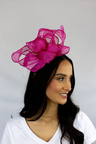 Pink Triple Crown Charm Fascinator