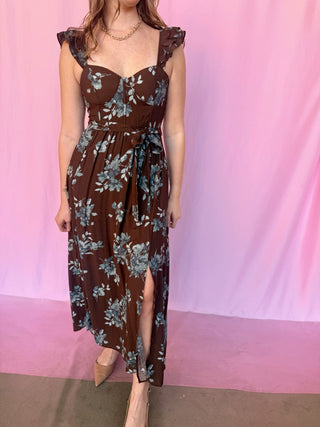Sweetheart Floral Dress