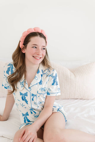Cloud Puff Terrycloth Plush Spa Headband