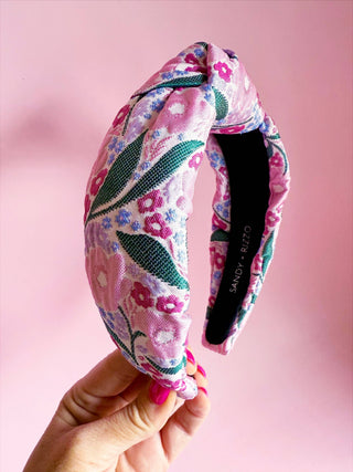 Magenta Floral Headband