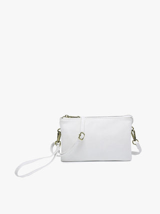 White Glitter Riley Crossbody