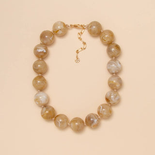 Beaded Stone Necklace
