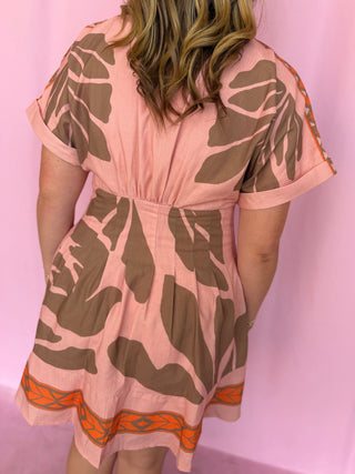 girl wearing a pink dress