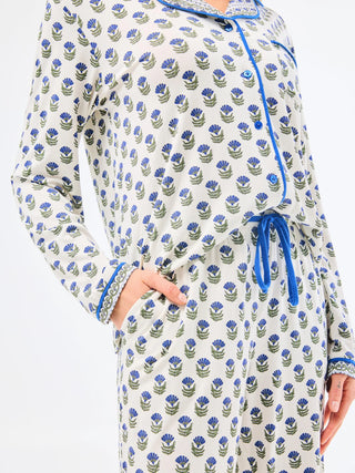 Charlotte Floral Foulard Pajama Top