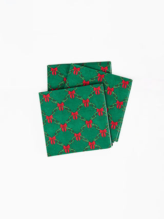 Holiday Trellis Cocktail Napkins