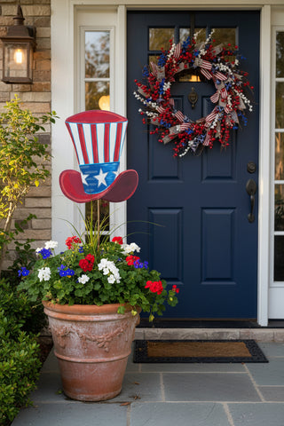 Uncle Sam Hat Stake Decor