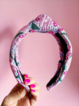 Magenta Floral Headband