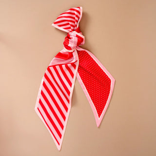 Peppermint Stripes Twirl & Tie Scarf