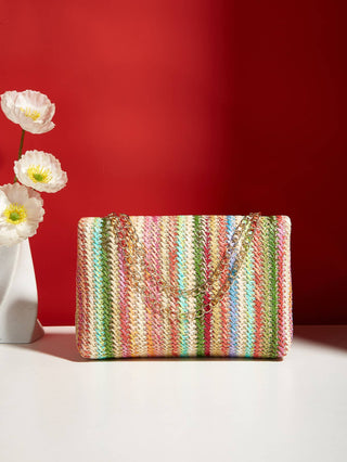 Summer Breeze Straw Purse