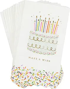 Sprinkle Birthday Cake Napkins
