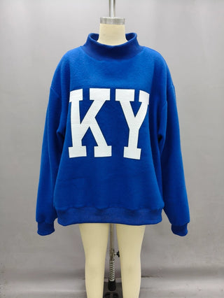Kentucky Reversible Mock Neck Sweatshirts