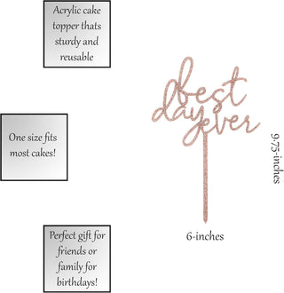 Best Day Cake Topper