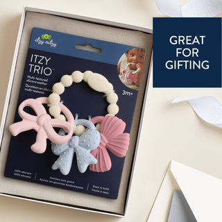 Itzy Trio Bow Teether