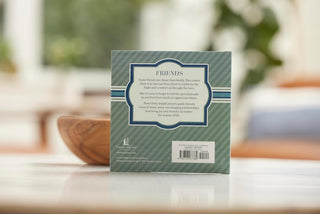 Product packaging with 'Friends' text on a blurred background