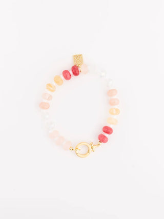Pink Luxe Thea Stone Bracelet