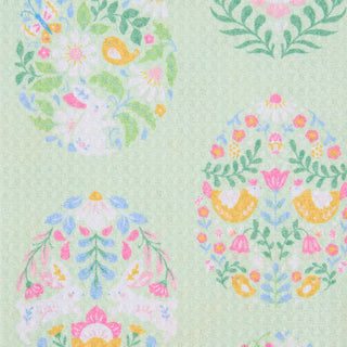 Folk Easter Eggs Microfiber Dish Towel