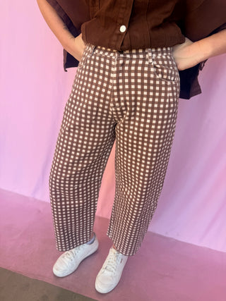 Country Charm Barrel Pants