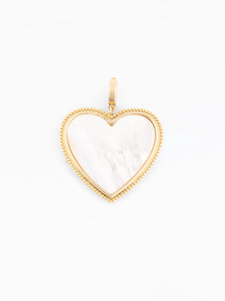 Sophie Pearl Heart Charm