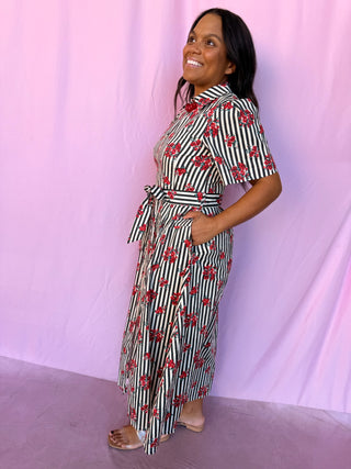Polished & Playful Midi Dress