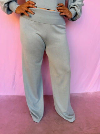 Folded Waist Sweater Pants