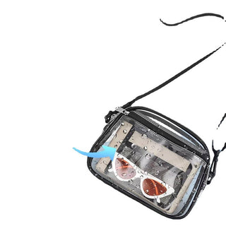 Black Clear Crossbody Bag