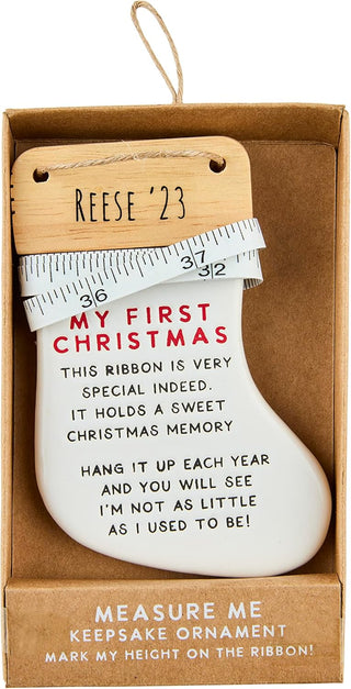 Stocking 'Measure Me' Ornament