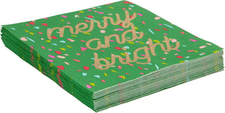 Merry & Bright Beverage Napkin