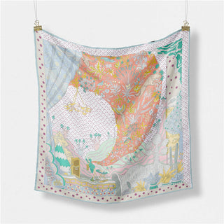 Silk Feel Square Scarf
