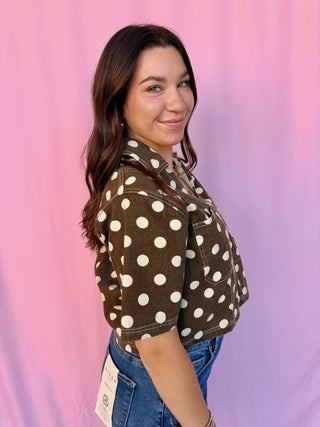 Daydreamer Polka Dot Top