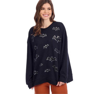 Black Halloween Sparkle Sweatshirt