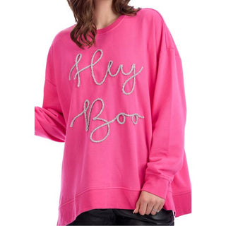 Pink Halloween Sparkle Sweatshirt