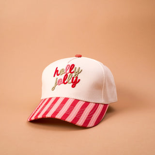 Holly Jolly Canvas Trucker Hat