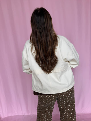 Gingham Contrast Jacket