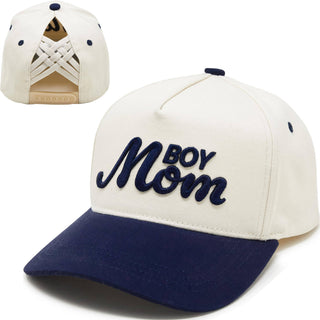 Boy Mom Criss Cross Trucker Hat