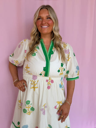 Petal Parade Dress- Curvy