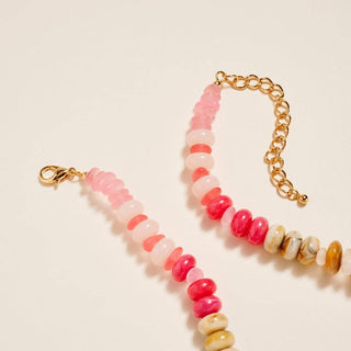 Marbled Ombre 16" Bead Seaglass Necklace