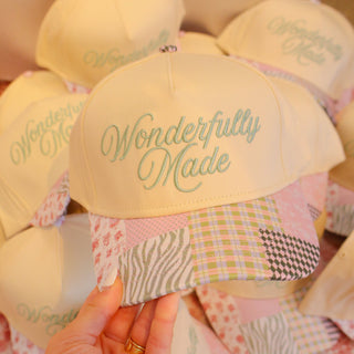 Wonderfully Made Embroidered Trucker Hat