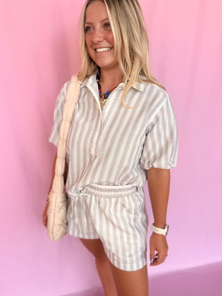 Stripe Shore Top
