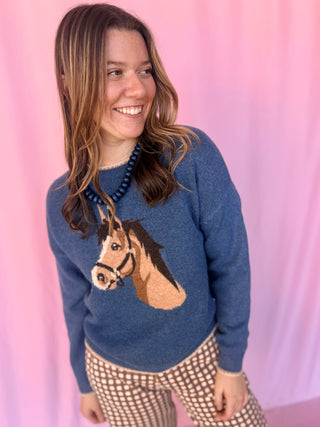 Horse Jacquared Sweater