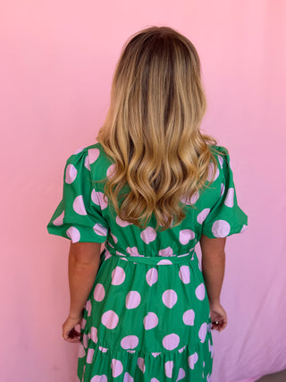 Spotted Sweet Maxi Dress