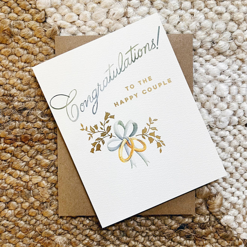 Wedding Rings Greeting Card