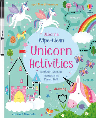 Wipe Clean Unicorn Activity Book